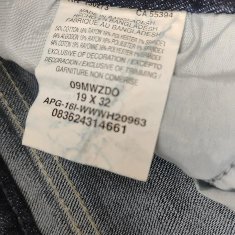 Wrangler‎ Juniors Womens 19 (40x30) Dark Denim Blue Jeans Boot Cut